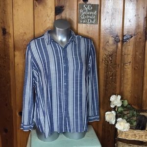 Fred David 3X striped longsleeve button down